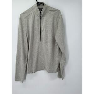 Johnnie-O Gately Men's Half Zip Pullover Sweater Small Sand Beige‎ Lightweight